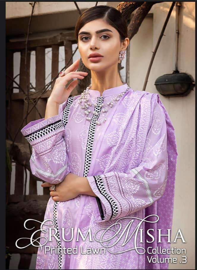 Erum Misha Printed Lawn Vol 3